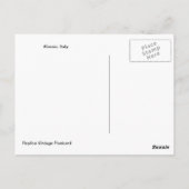 Italië, Alassio, Flowers en een zee uitzicht Briefkaart (Achterkant)