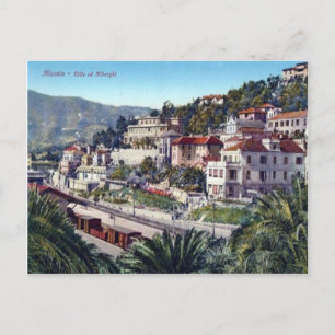 Italië, Alassio, station Briefkaart