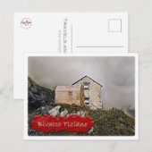 Italië alpenhut Bivaccino Tiziano Dolomiti - Briefkaart (Voorkant / Achterkant)
