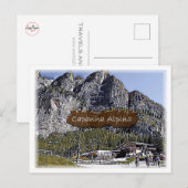 Italië - alpine hut Capanna Alpina - Dolomiti - Briefkaart (Voorkant / Achterkant)