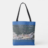 Italië Amalfi-kust Schoudertas Tote Bag (Achterkant)