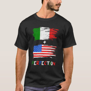 Italië - Amerikaanse vlag - perfectie voor T-shirt