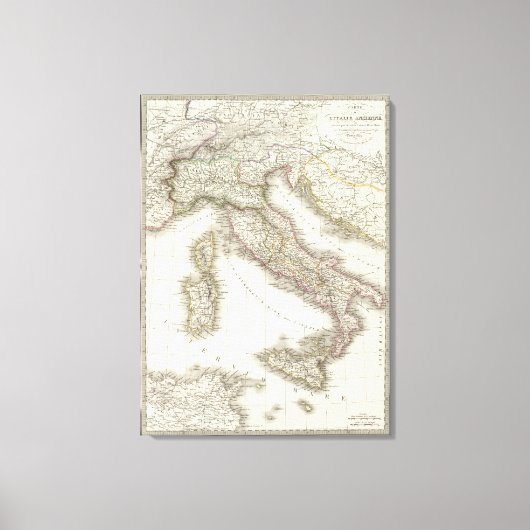 Italie ancienne - oud Italië Canvas Afdruk (Voorkant)