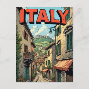 ITALIË ANSICHTKAART REIS OUD BRIEFKAART