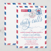 Italië Antiek aankondiging militaire vliegdienst (Voorkant / Achterkant)