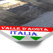 Italië - Aosta vallei - Aosta - Arches - Poster (Hoek)