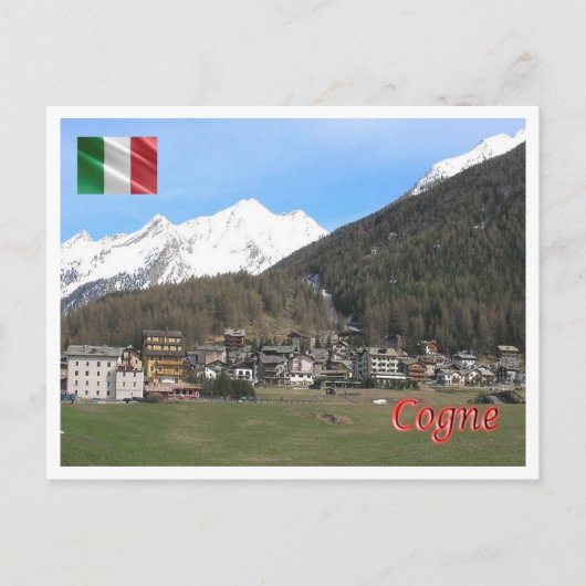 Italië - Aosta Valley - Cogne - Briefkaart (Voorkant)