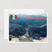 Italië - Aosta Valley - Courmayeur - Briefkaart (Voorkant / Achterkant)