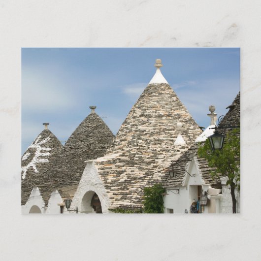 Italië, Apulië, Alberobello, Terra dei Trulli Briefkaart (Voorkant)