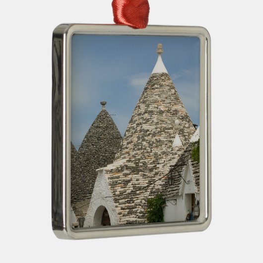 Italië, Apulië, Alberobello, Terra dei Trulli Metalen Ornament (Rechts)
