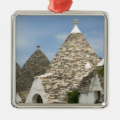 Italië, Apulië, Alberobello, Terra dei Trulli Metalen Ornament (Voorkant)