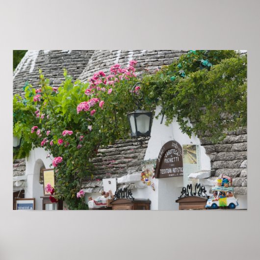 Italië, Apulië, Alberobello, Terra dei Trulli Poster (Voorkant)