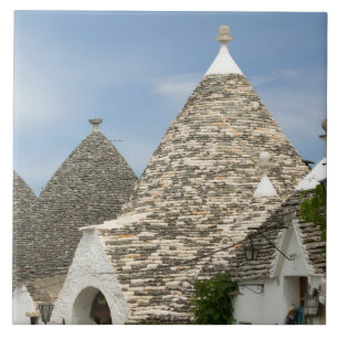 Italië, Apulië, Alberobello, Terra dei Trulli Tegeltje