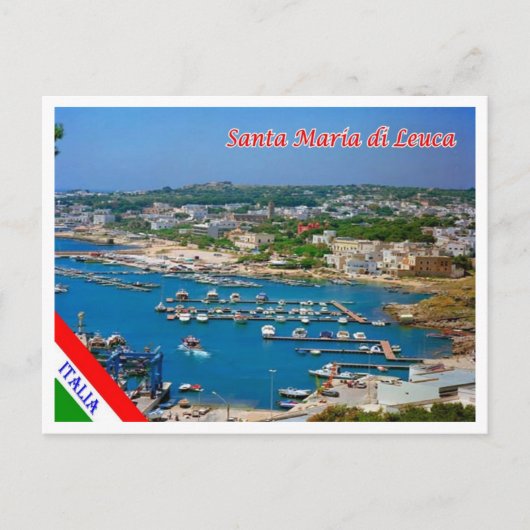 Italië - Apulië - Salento - Santa Maria di Leuca - Briefkaart (Voorkant)