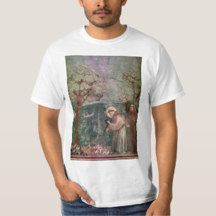 Italië, Assisi, St Francis en vogels T-shirt