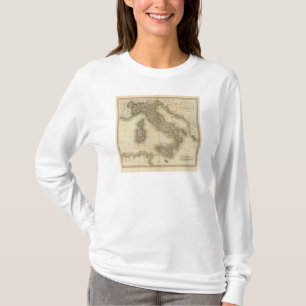 Italië Atlas Map T-shirt