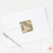 Italië Atlas Map Vierkante Sticker (Envelop)