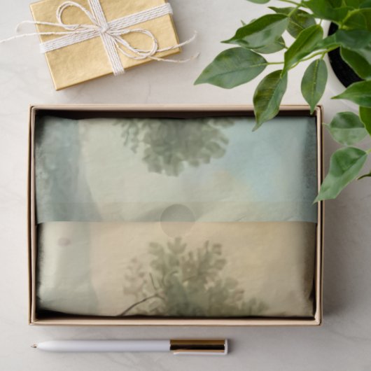 Italië Baai van Napels ontkoppelingspapier Tissuepapier (Geschenk)