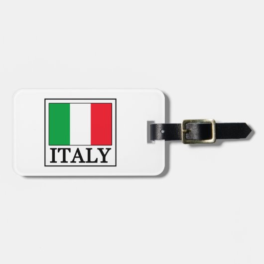 Italië Bagagelabel (Voorkant horizontaal)