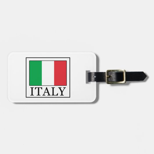 Italië Bagagelabel (Voorkant horizontaal)