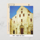  Italië, Bari, Sint-Nicolaas-kerk Briefkaart (Voorkant / Achterkant)
