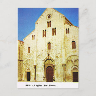 Italië, Bari, Sint-Nicolaas-kerk Briefkaart