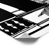 Italië Basilica Palladiana Travel Art Print (Hoek)