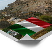 Italië - Basilicata - de Sassi van Matera - Poster (Hoek)