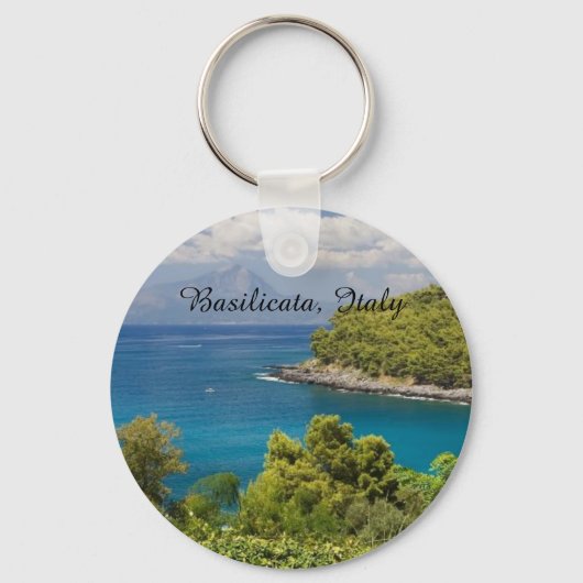 ITALIË: Basilicata Italië Sleutelhanger (Achterkant)