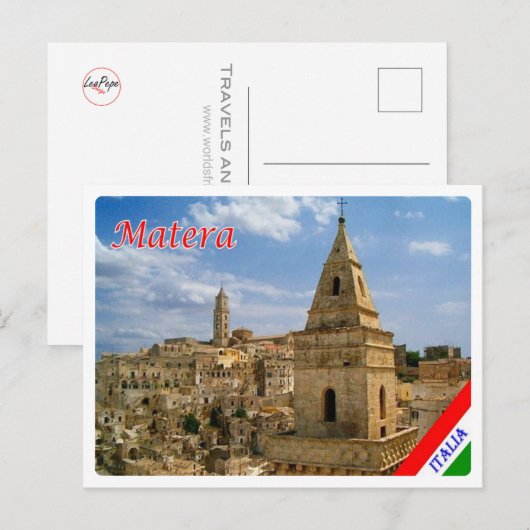 Italië - Basilicata - Matera - Briefkaart (Voorkant / Achterkant)
