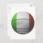 Italië Basketbal Briefkaart (Voorkant / Achterkant)