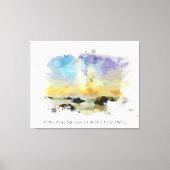 *~ Italië Beach Spiaggia delle cannelle AP12 Itali Canvas Afdruk (Voorkant)