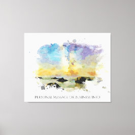 *~ Italië Beach Spiaggia delle cannelle AP12 Itali Canvas Afdruk