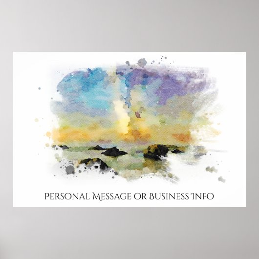 *~* Italië Beach Spiaggia delle cannelle AP12 Poster (Voorkant)