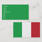 Italië - Bedrijven Visitekaartje (Voorkant / Achterkant)