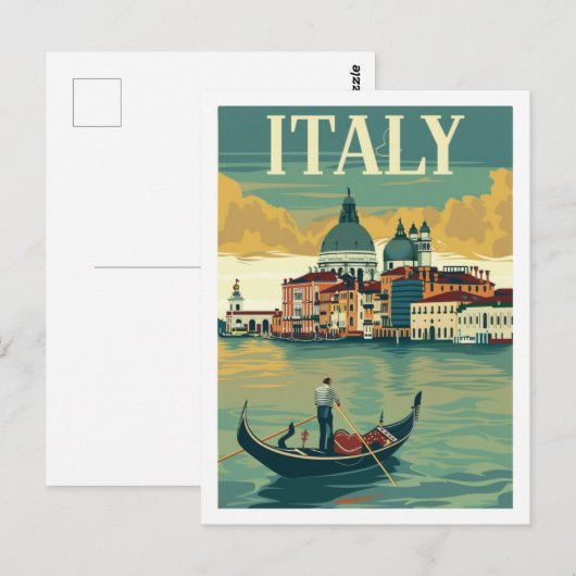 Italië  bekende reisplaats briefkaart (Voorkant / Achterkant)