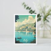 Italië  bekende reisplaats briefkaart (Staand voorkant)