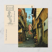  Italië Bellagio Street Briefkaart (Voorkant / Achterkant)