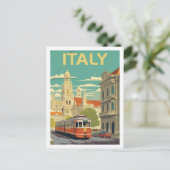 Italië Beroemde Vintage Reisplaats Briefkaart (Staand voorkant)