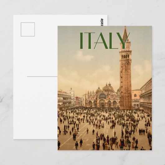 Italië Betonstaal plaatsen Venetië - aangepaste te Briefkaart (Voorkant / Achterkant)