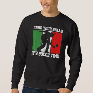 Italië Bocci Bocce Ball Citaat voor een Italiaanse Trui