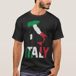 Italië boekt de landen van de wereld t-shirt