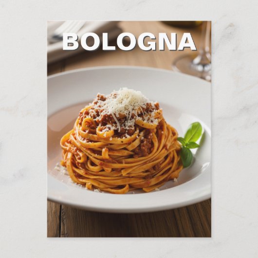 Italië Bologna Tagliatelle al ragù Briefkaart (Voorkant)