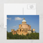 Italië, Bologna, zondag met Portico di San Briefkaart (Voorkant / Achterkant)