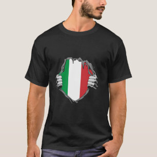 Italië Borst Italiaanse wortels Italiaanse trots I T-shirt