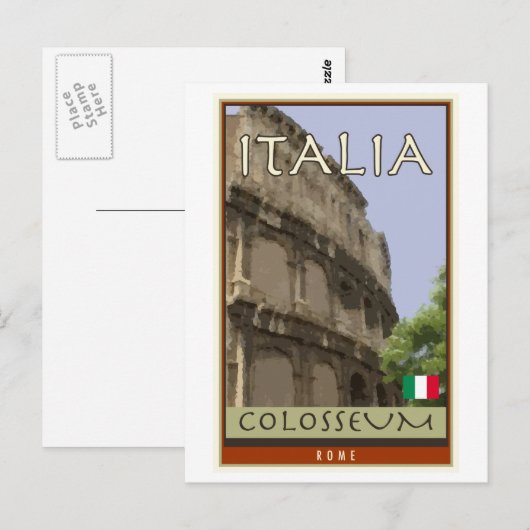 italië briefkaart (Voorkant / Achterkant)