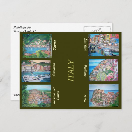 Italië - Briefkaart (Voorkant / Achterkant)