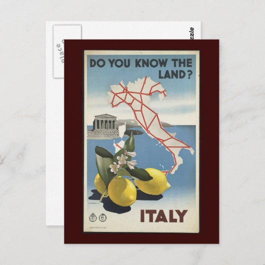 Italië Briefkaart (Voorkant / Achterkant)