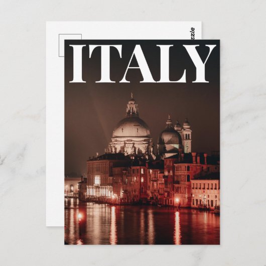 ITALIË BRIEFKAART (Voorkant / Achterkant)