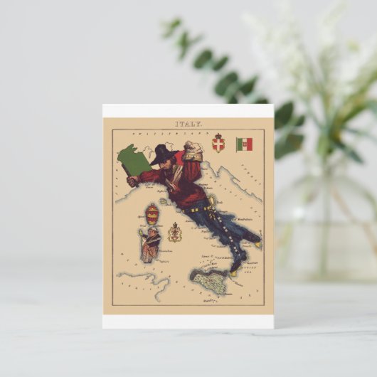 Italië Briefkaart (Staand voorkant)